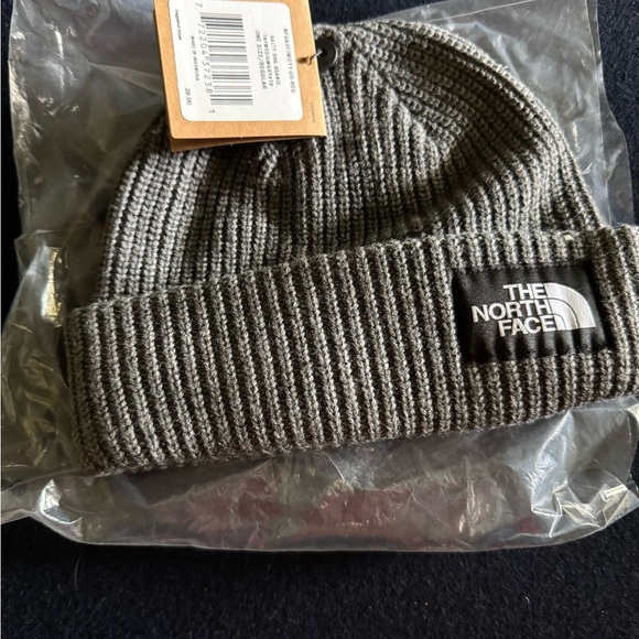 The North Face Gray Knit Beanie - Picture 1 of 2